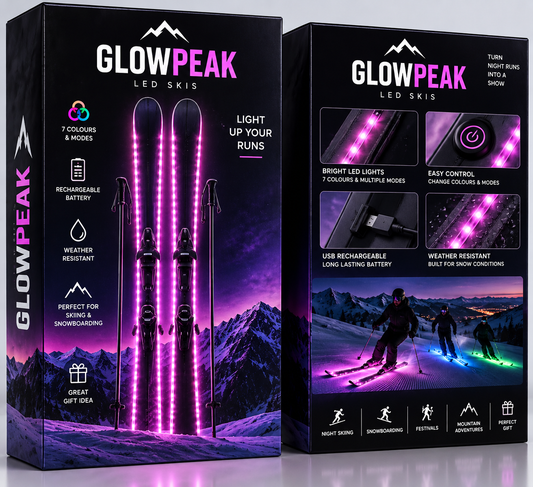 GlowPeak™ LED Ski Lights